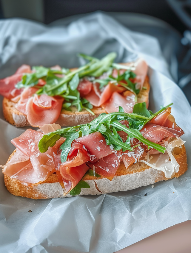 Gourmet Prosciutto Sandwiches