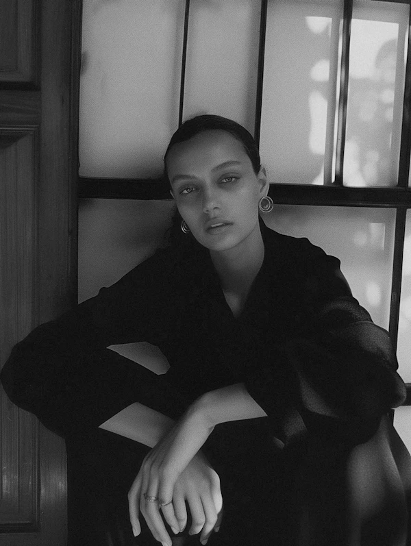 Black-and-White Portrait