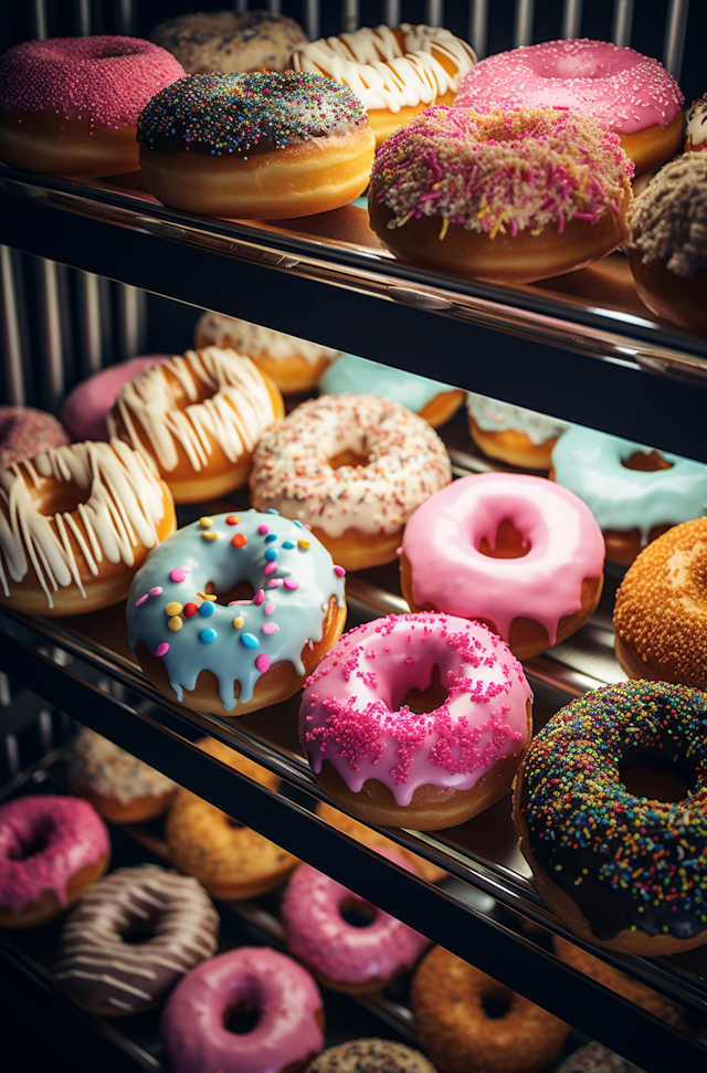 Artisanal Doughnut Display