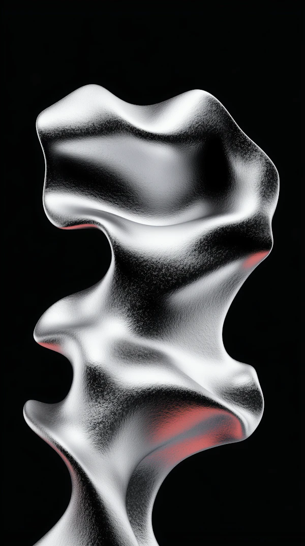 Abstract Metallic Sculpture