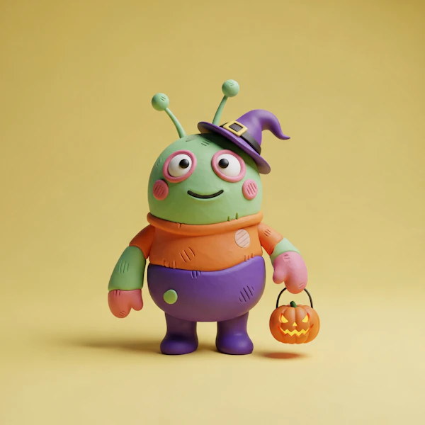 Whimsical Alien Figure