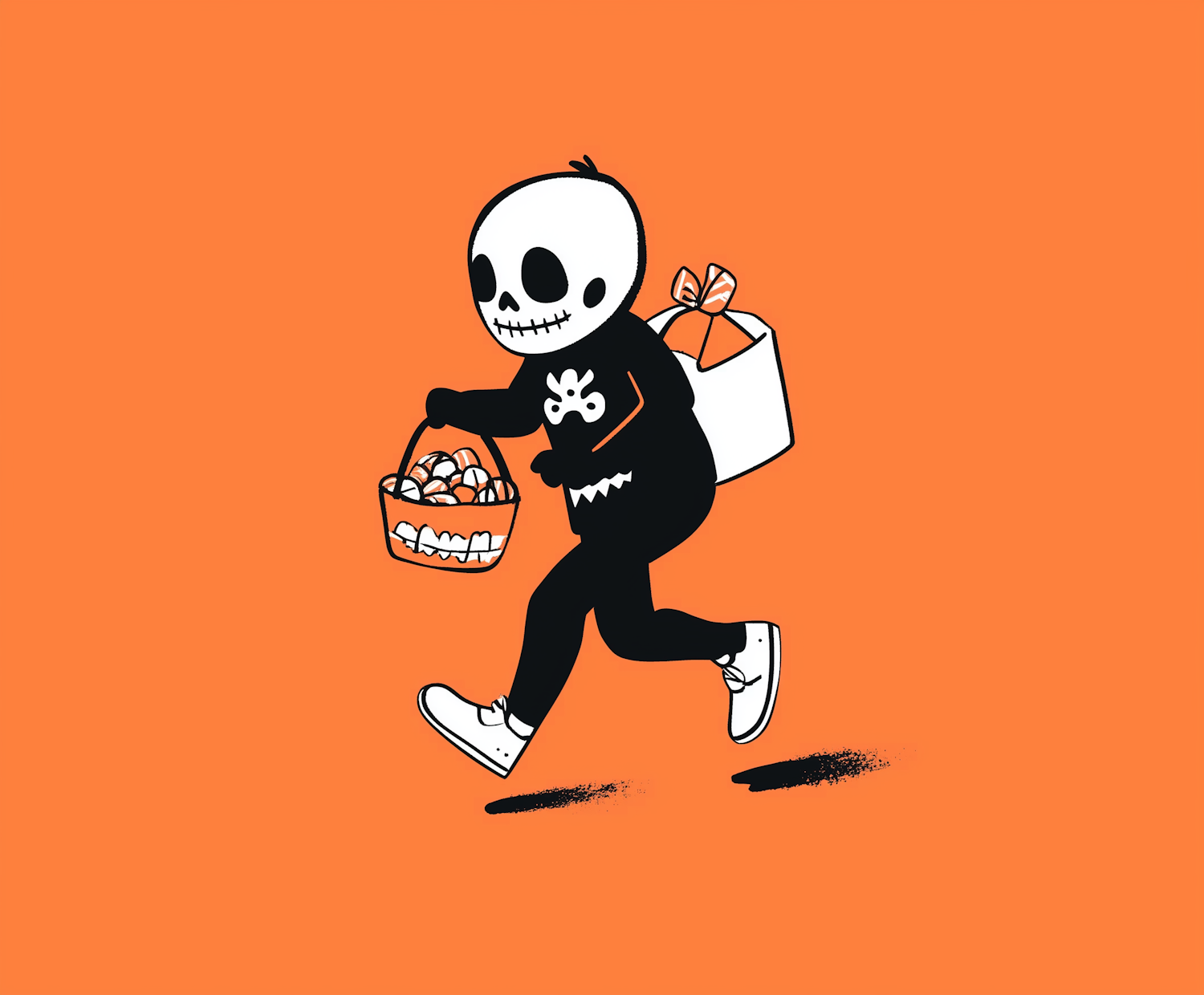 Halloween Skeleton Character