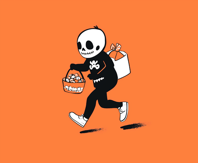 Halloween Skeleton Character