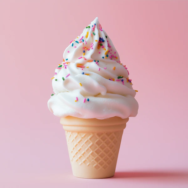 Colorful Ice Cream Cone