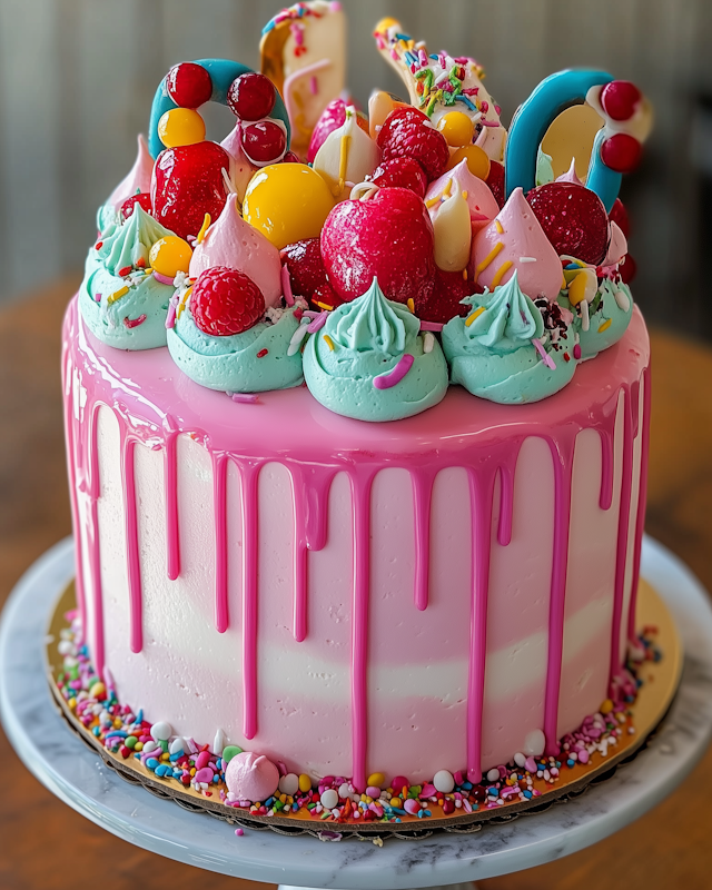 Vibrant Celebration Cake