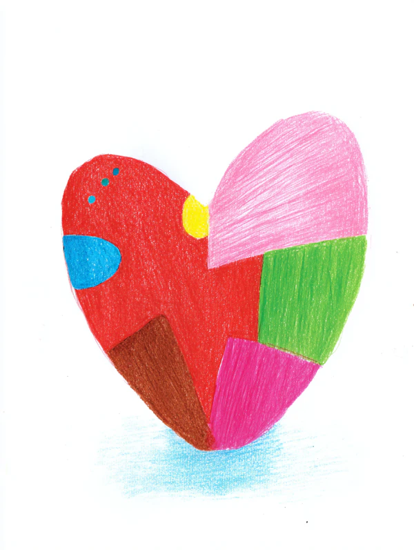 Colorful Heart Art