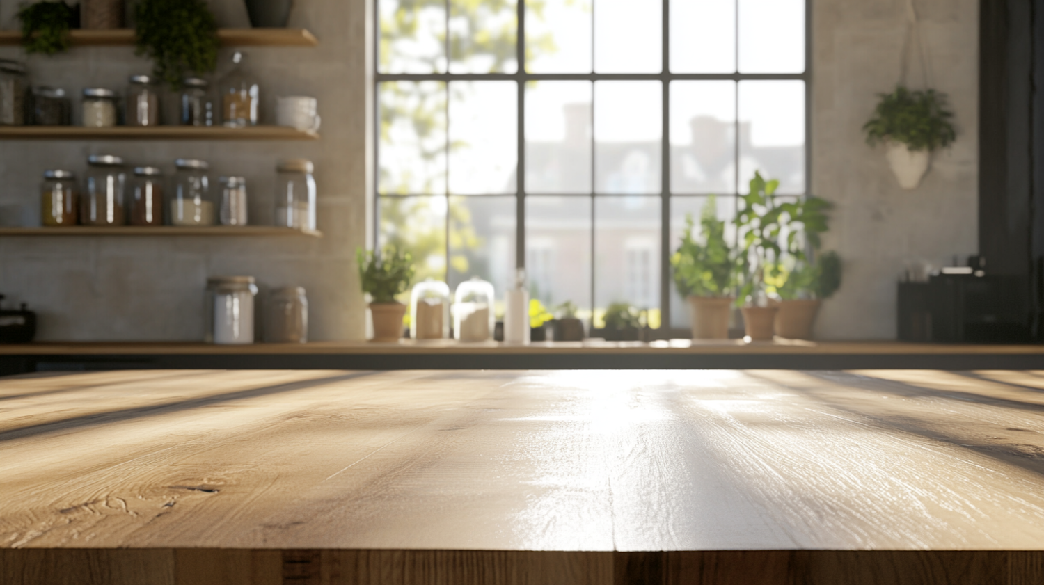 Sunlit Kitchen Interior