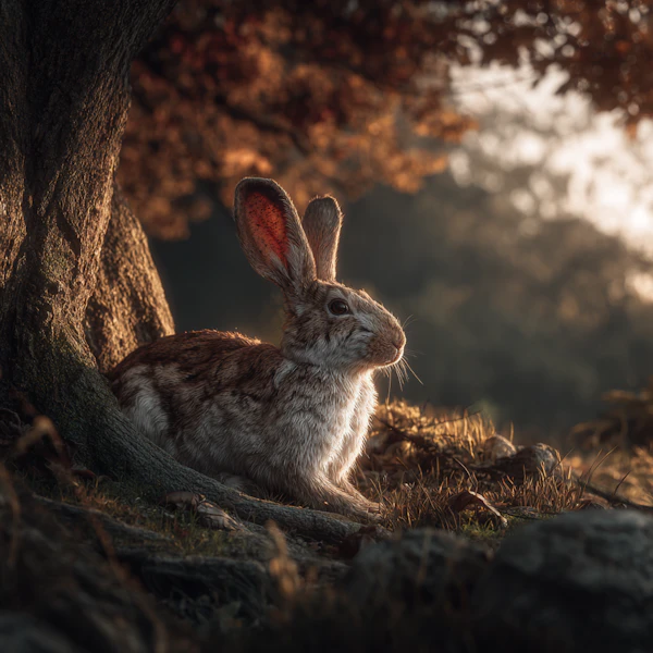Serene Rabbit Scene