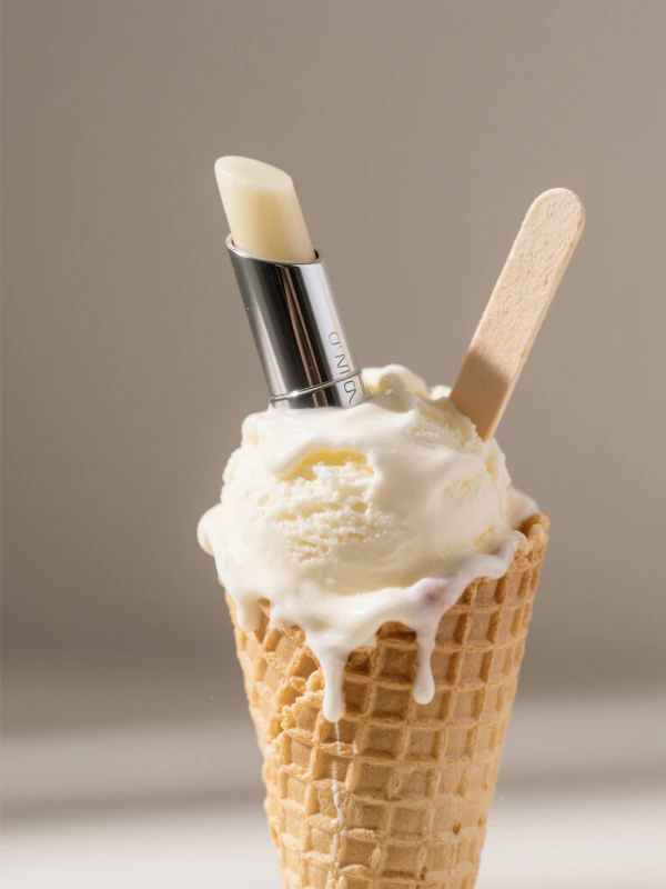 Ice Cream Lipstick Art