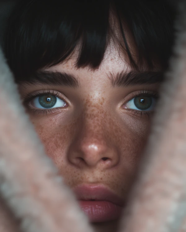 Freckled Portrait