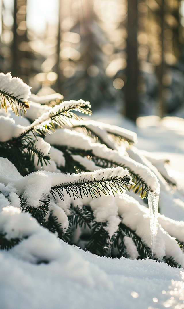 Serene Winter Scene