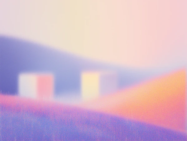 Pastel Abstract Scene