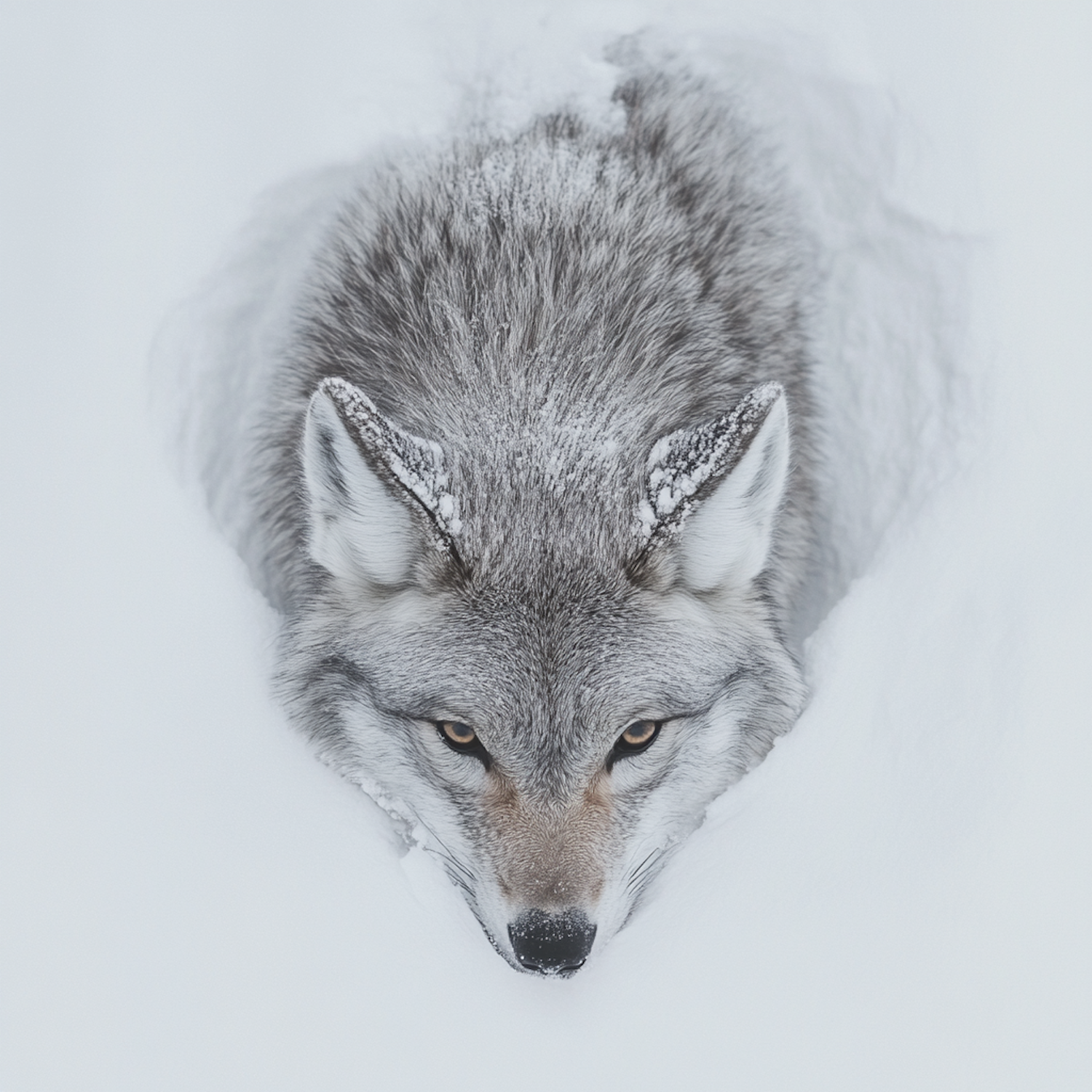 Wolf in Snow