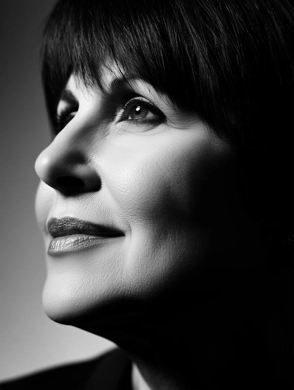 Serene Profile Portrait