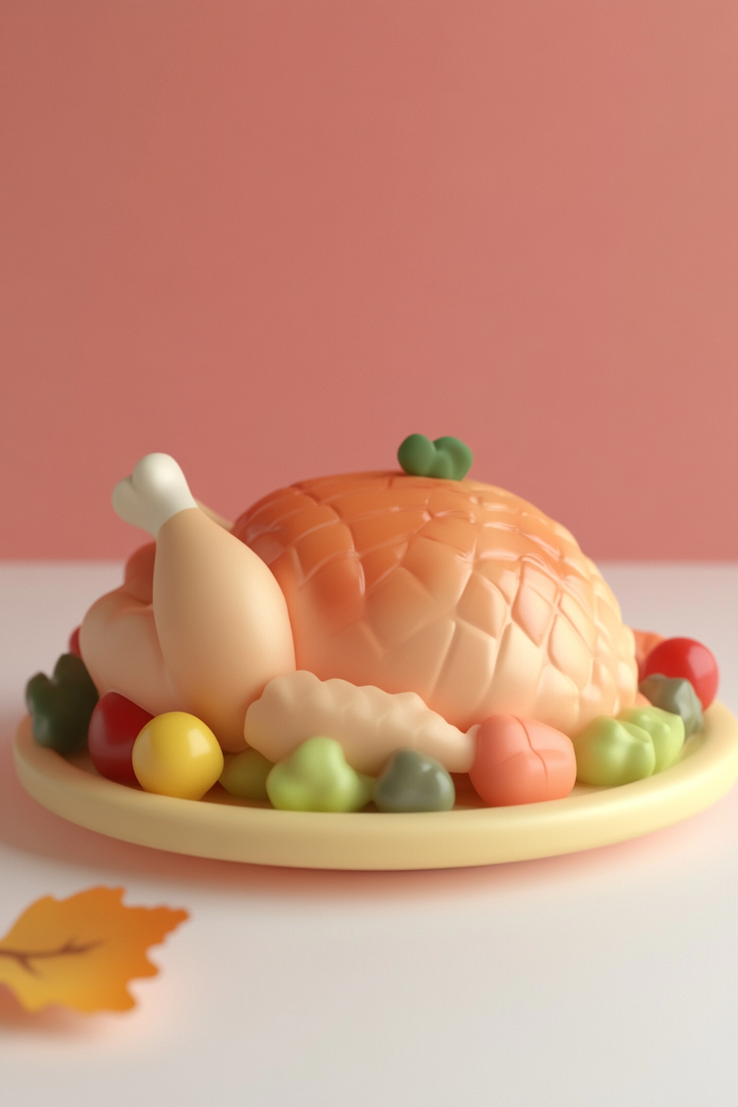 Stylized Thanksgiving Meal