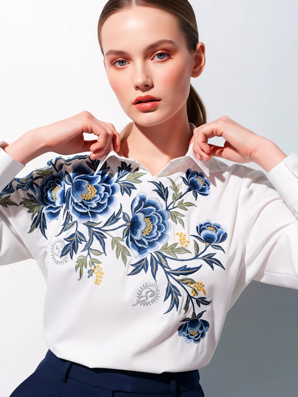 Elegant Floral Attire