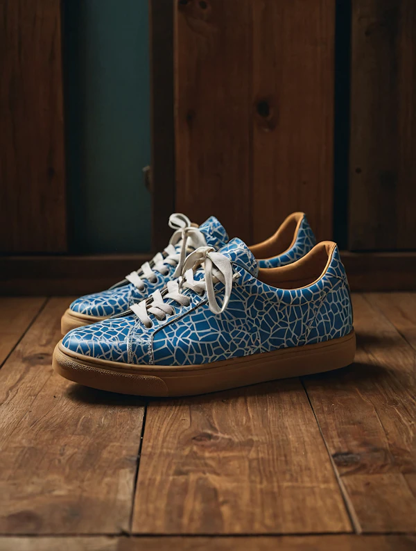 Stylish Blue Sneakers
