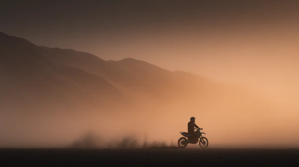 Sunset Motorcycle Ride