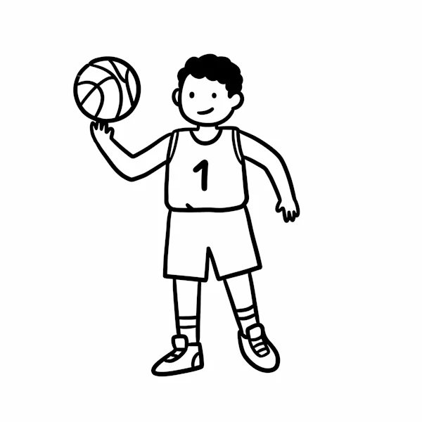 Child Basketball Player
