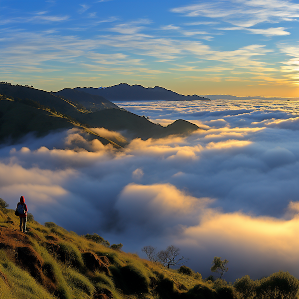 Golden Hour Summit Solitude