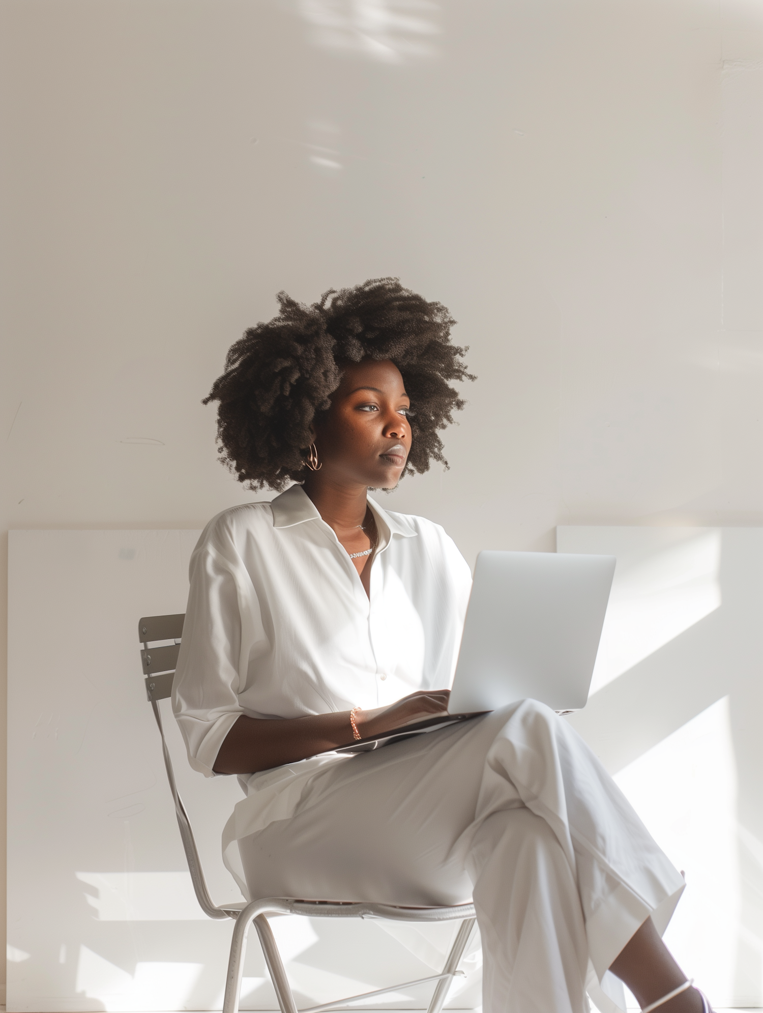 Woman with Laptop