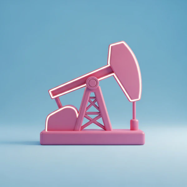 Pink Oil Pumpjack