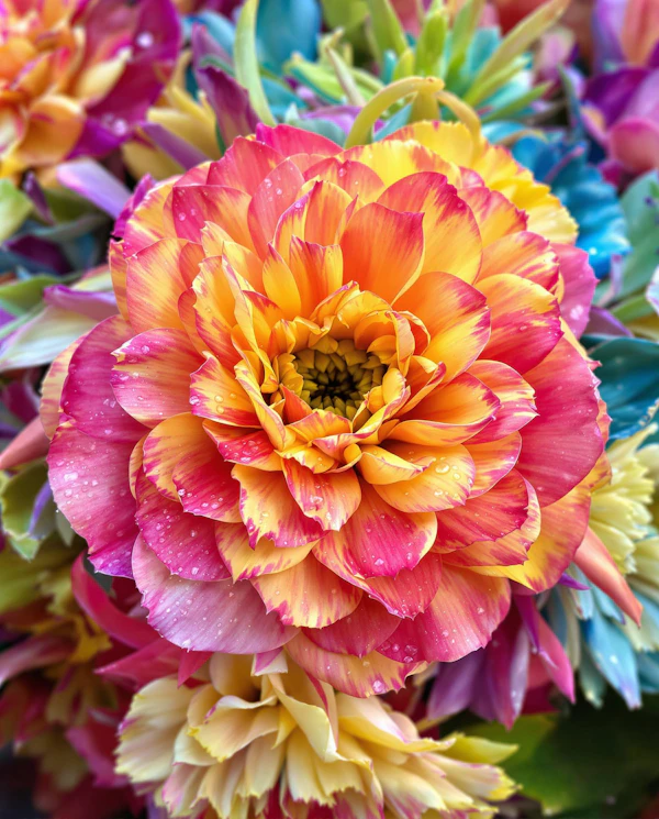 Close-Up Dahlia Flower