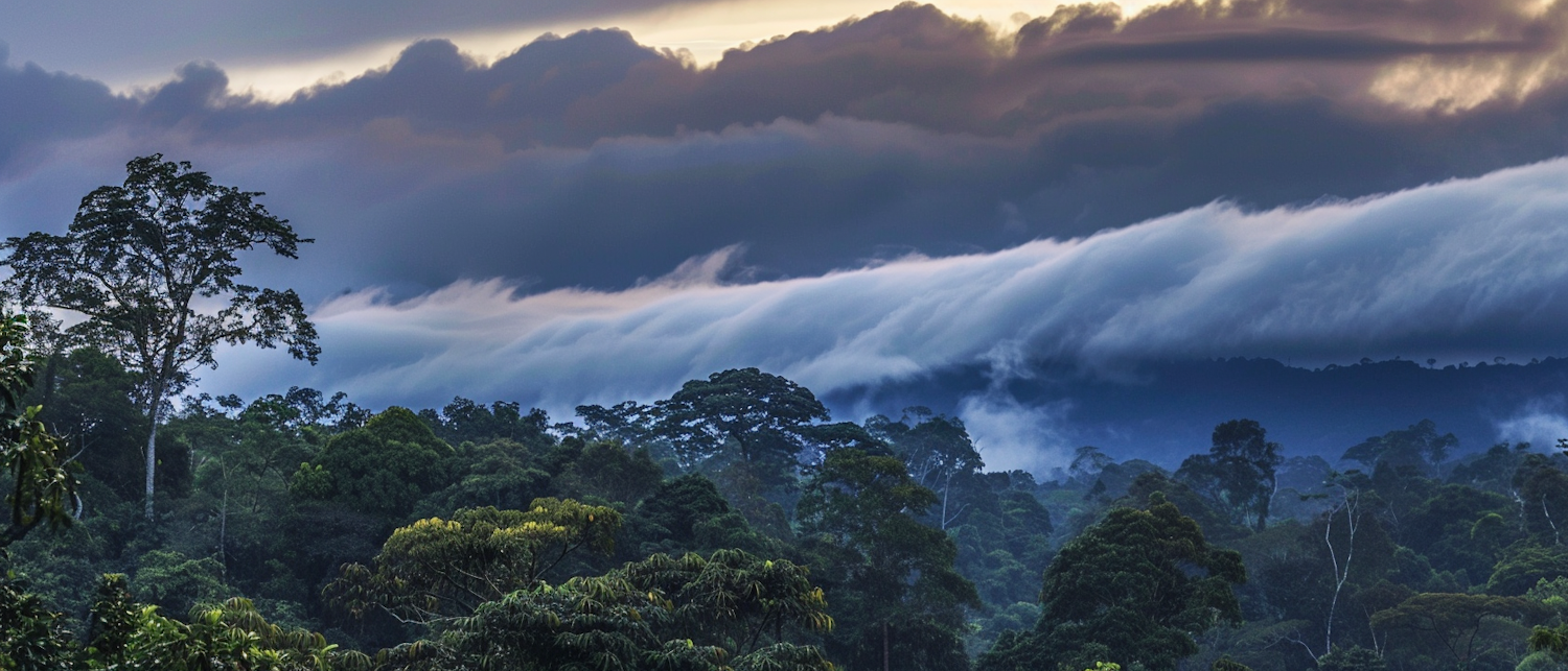 Dramatic Rainforest Sky