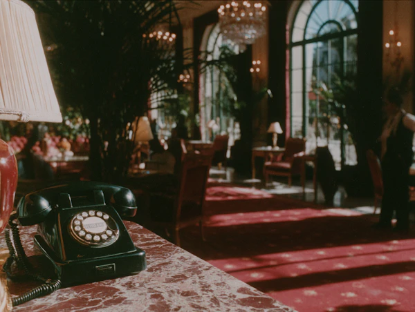 Vintage Telephone Scene