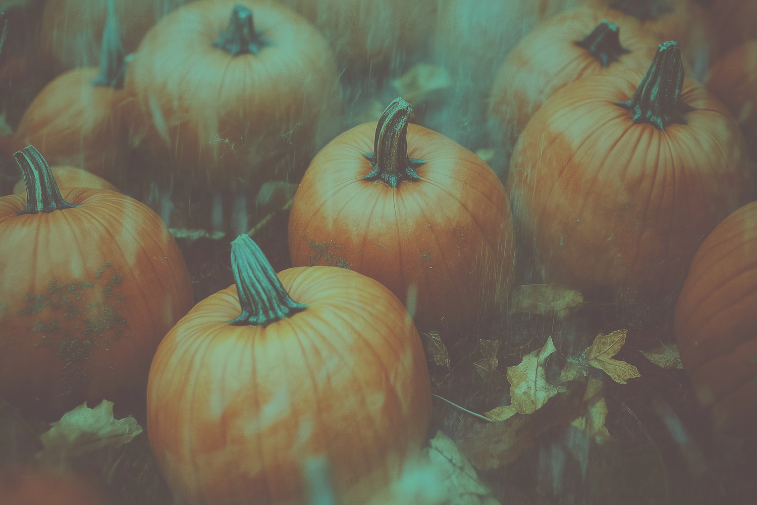 Pumpkin Patch in Autumn