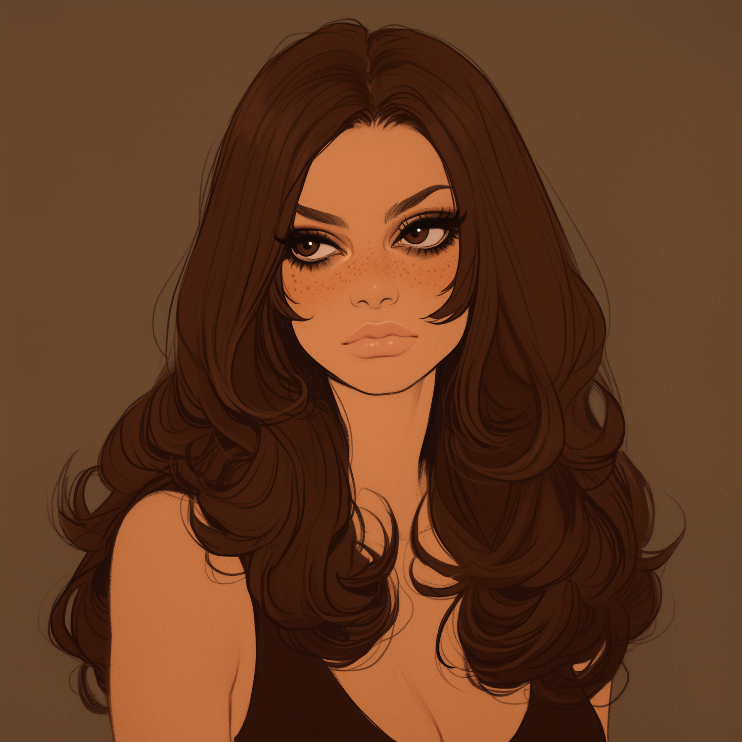 Stylized Woman Illustration