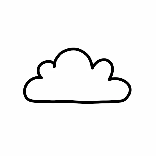 Minimalist Cloud Art