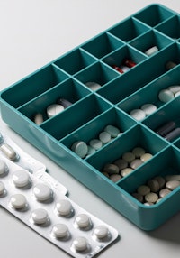 Teal Pill Organizer