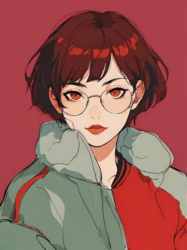 Stylized Woman Portrait