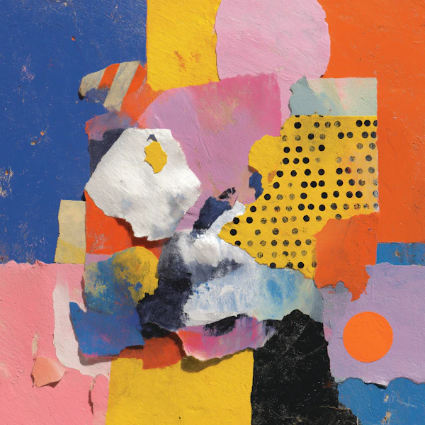 Abstract Collage Art