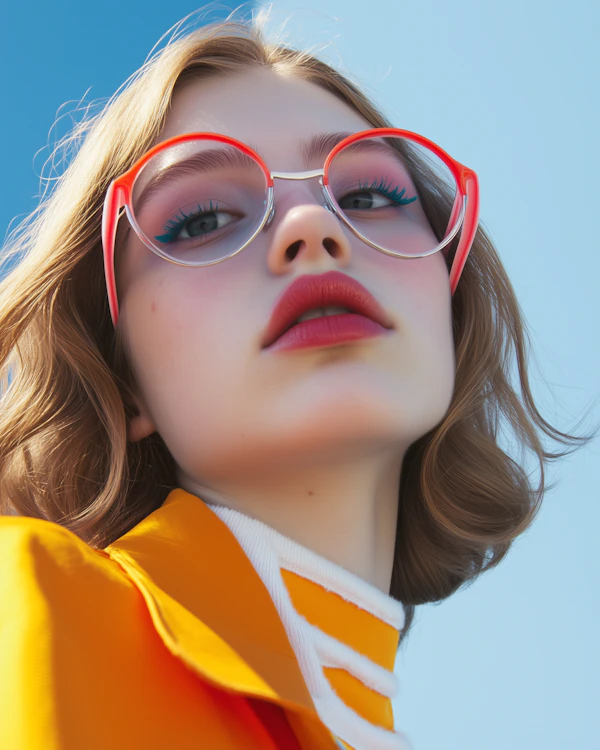 Stylish Portrait Close-Up