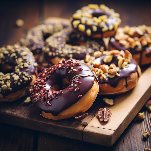 Artisanal Chocolate Indulgence Donuts