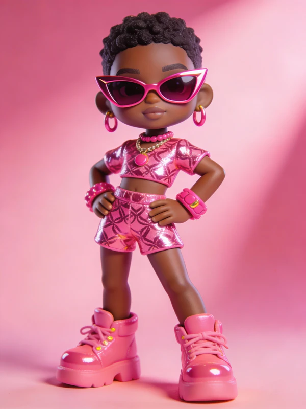 Stylish Doll Portrait
