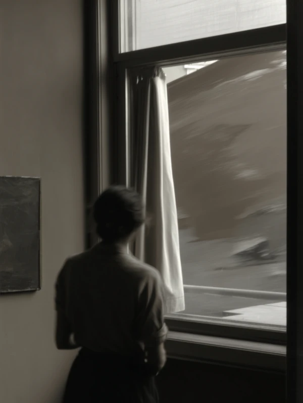 Contemplative Interior Scene