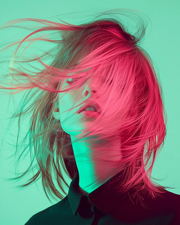 Surreal Portrait Close-Up