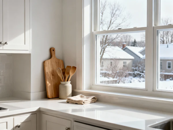 Winter Kitchen Scene