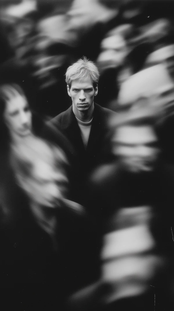 Man in a Crowd