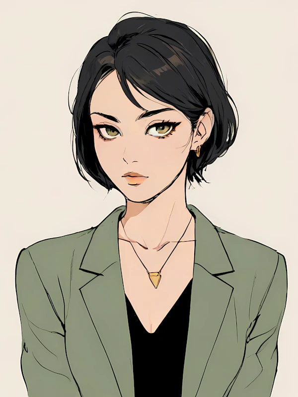 Stylized Woman Illustration