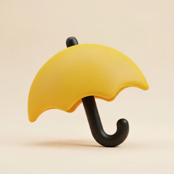 Yellow Umbrella Render