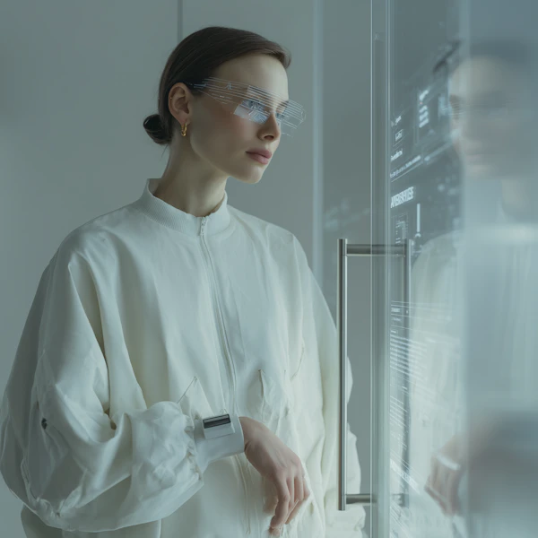Futuristic Woman Scene