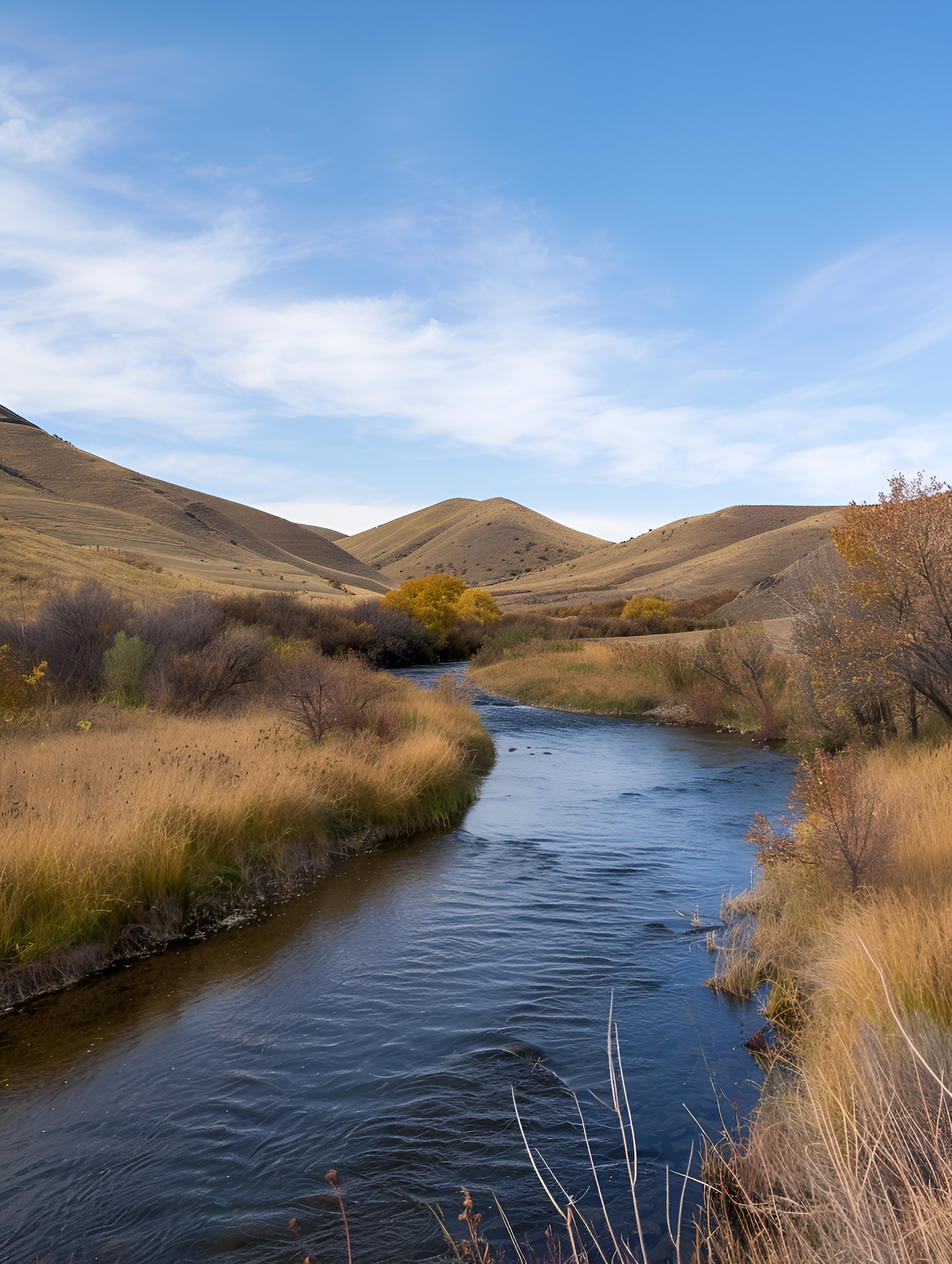 Serene River Landscape