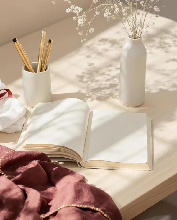 Minimalist Desk Scene