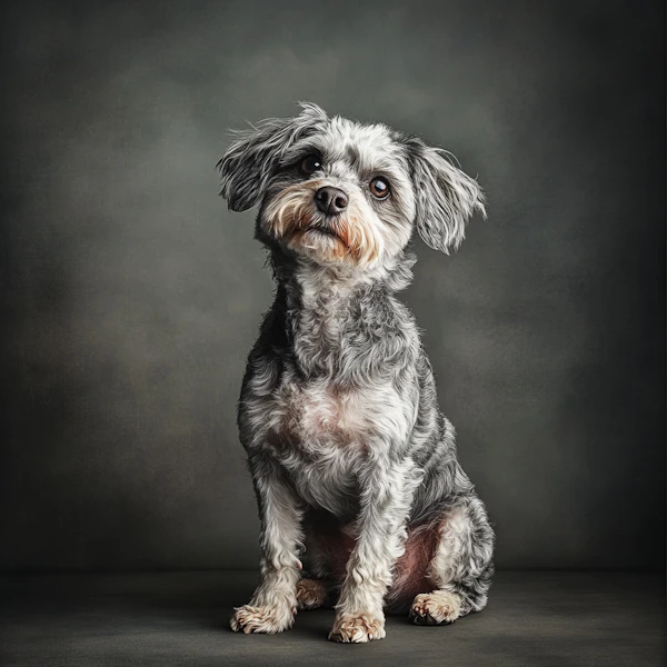 Fluffy Dog Portrait