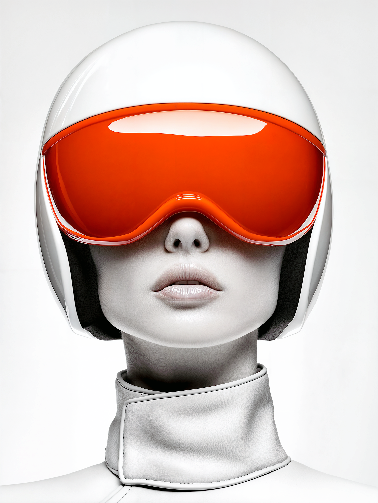 Futuristic Human with Helmet