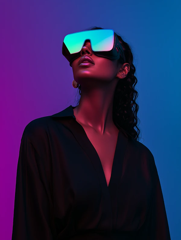Futuristic VR Portrait